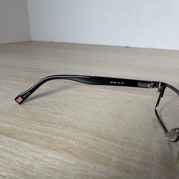 NWOT Hugo Boss BO0136 1OJ Boss Orange Black Frames Only 53-17-140 - Picture 4 of 8